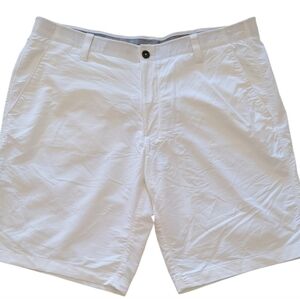 Under Armour White Flat Front Men Shorts